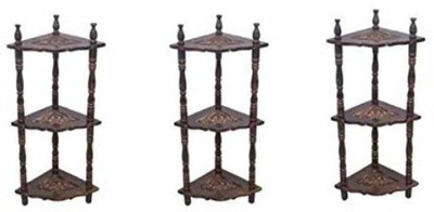 

Desi Karigar Wooden Wall Shelf(Number of Shelves - 3)