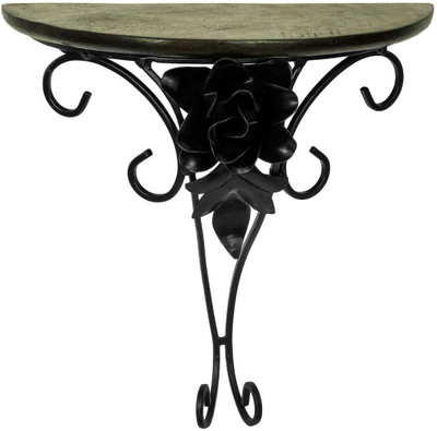

Desi Karigar Wooden, Iron Wall Shelf(Number of Shelves - 1)