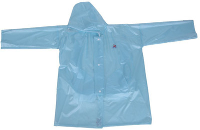 

Clubb Solid Boys & Girls Raincoat, Sky blue