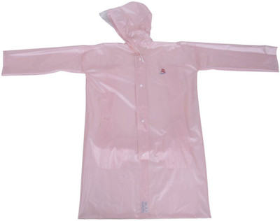 

Clubb Solid Boys & Girls Raincoat, Pink