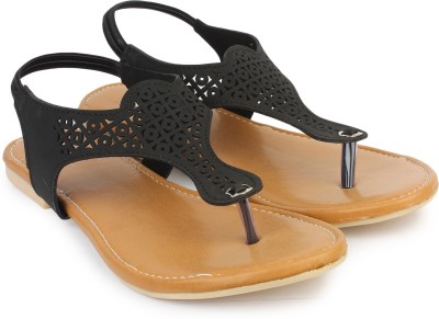 

Bonzer Women Black Flats