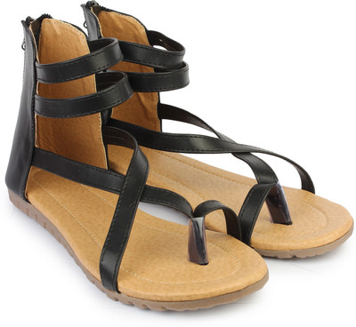 

Bonzer Women Black Flats