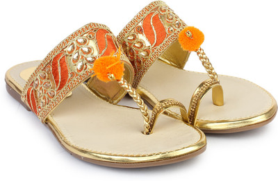 

Bonzer Women Orange Flats
