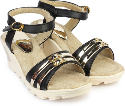 

Bonzer Women Black Wedges