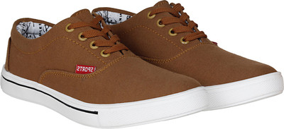 

Kraasa Colored Sneakers For Men(Tan