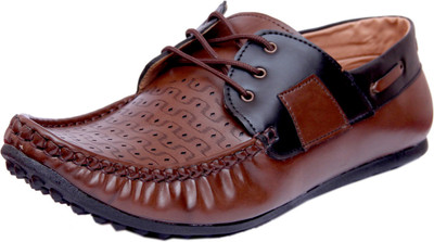 

SHADOWS SHADOWS Party Wear Shoe (Brown) Lace Up For Men(Brown