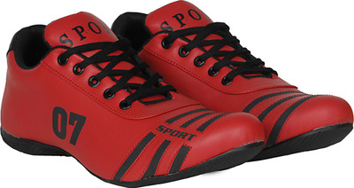 

Kraasa Sports 07 Football Shoes For Men(Red, Black
