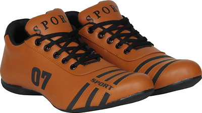 

Kraasa Sports 07 Football Shoes For Men(Tan, Black