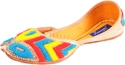 

Tamanna Punajabi-patiyala jutis Party Wear For Women(Multicolor, Multicolor_7