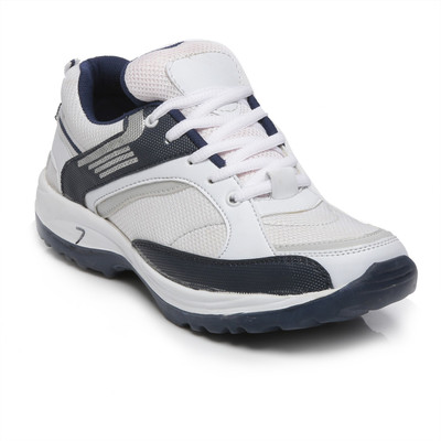 

TEN White::Blue Mesh Sports Shoes Badminton Shoes For Men(White
