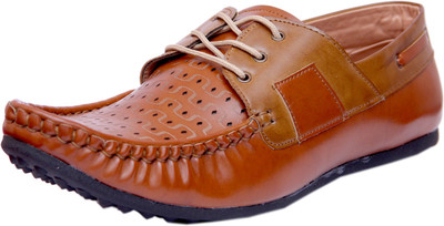 

SHADOWS SHADOWS Party Wear Shoe (Tan) Lace Up For Men(Tan