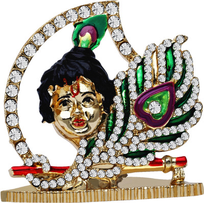 

Kulin Lord Krishna | Balgopal Idol For Car Dashboard | Home Decor | Gifting Decorative Showpiece - 5.3 cm(Alloy, Multicolor)