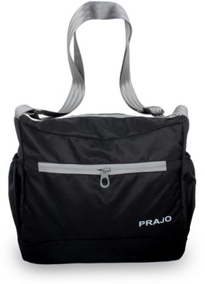 

Prajo Men & Women Casual Black Polyester Sling Bag