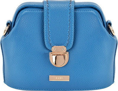 

KAZO Women Casual Blue PU Sling Bag