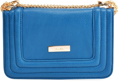 

KAZO Women Evening/Party Blue PU Sling Bag