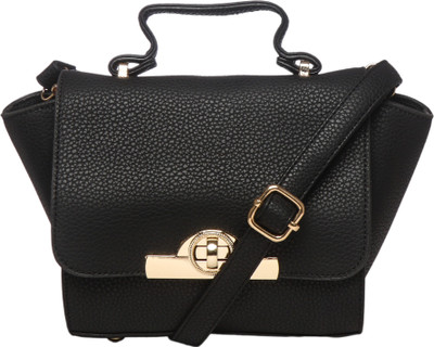

MONOKROME NEW YORK Women Casual Black PU Shoulder Bag