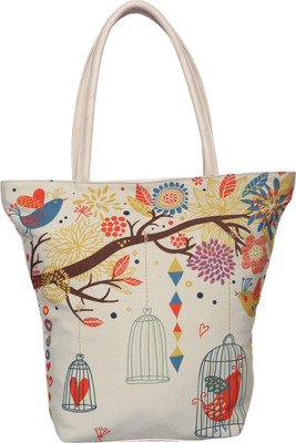 

Dice Girls Casual Multicolor Canvas Tote