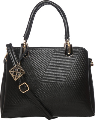 

MONOKROME NEW YORK Women Casual Black PU Shoulder Bag