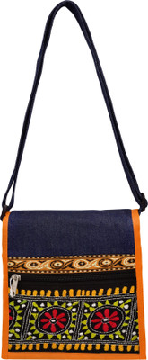 

Tap Fashion Women Casual Blue Denim Sling Bag
