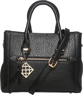 

MONOKROME NEW YORK Women Casual Black PU Shoulder Bag