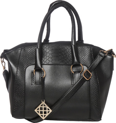 

MONOKROME NEW YORK Women Casual Black PU Shoulder Bag