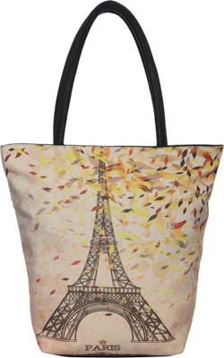 Dice Girls Casual Black Canvas Tote