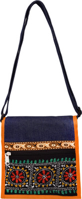 

Tap Fashion Women Casual Blue Denim Sling Bag