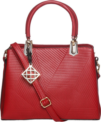 

MONOKROME NEW YORK Women Casual Red PU Shoulder Bag
