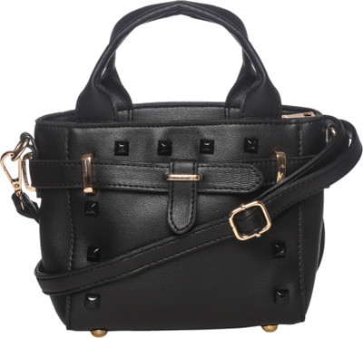 

MONOKROME NEW YORK Women Casual Black PU Shoulder Bag