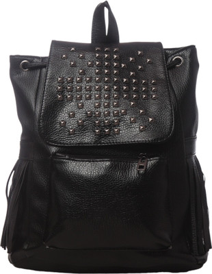

MONOKROME NEW YORK Women Casual Black PU Messenger Bag