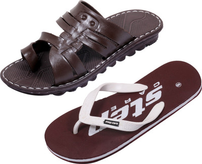 

Indistar Slippers, Brown step::brown