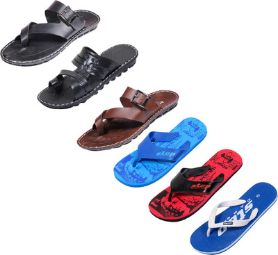 

Indistar Slippers, Printed blue::printed red::plain blue::brown ::black::black