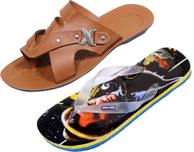 

Indistar Slippers, Printed black::brown