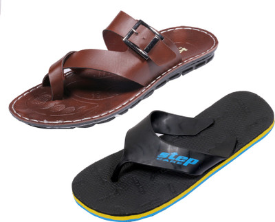 

Indistar Slippers, Black step::brown