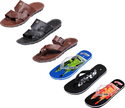 

Indistar Slippers, Black::black::ifel blue::brown ::black::brown