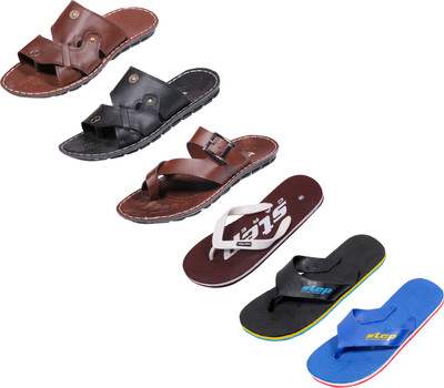 

Indistar Slippers, Brown step::black step::blue step::brown ::black::brown