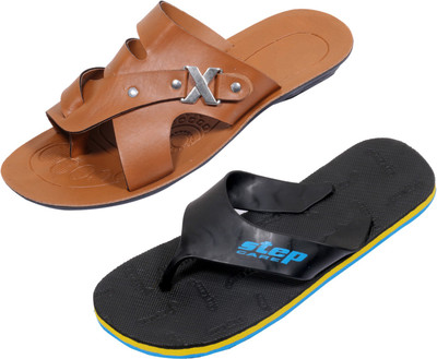 

Indistar Slippers, Black step::brown