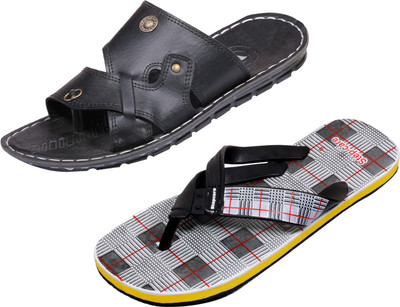 

Indistar Slippers, White check::black