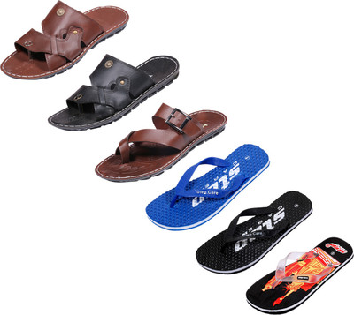 

Indistar Slippers, Dotted blue::black::black::brown ::black::brown
