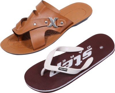 

Indistar Slippers, Brown step::brown