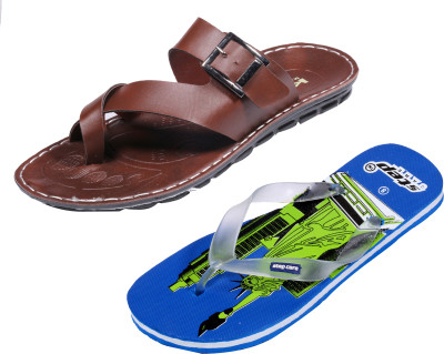 Indistar Slippers, Ifel blue::brown