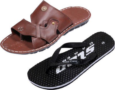 

Indistar Slippers, Black::brown