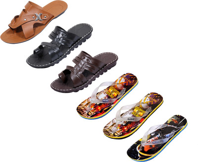 

Indistar Slippers, Printed black::yellow printed::printed yellow::black::brown ::brown