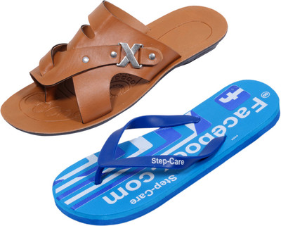 

Indistar Slippers, Fb blue::brown