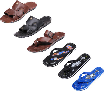 

Indistar Slippers, Black::blue ::black::brown ::black::brown