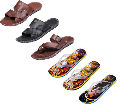 

Indistar Slippers, Printed black::yellow printed::printed yellow::brown ::black::brown