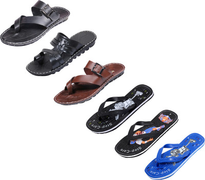 

Indistar Slippers, Black::blue ::black::brown ::black::black