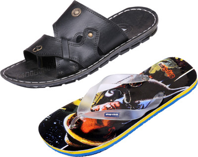 

Indistar Slippers, Printed black::black