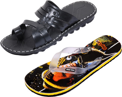 

Indistar Slippers, Printed black::black