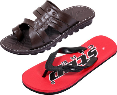

Indistar Slippers, Red::brown